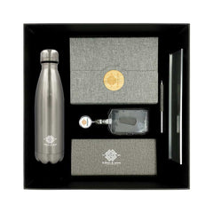 Cork Notebook & Ball Pen Gift Set | Logo Printed Business Gift – Yalla Printing UAE
