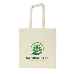 Custom Printed Cotton Shopping Bags With Long Handles 145Gsm - Cotton Fabric | Custom Branded Bag | UAE Delivery | Yalla Printing UAE