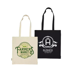Custom Printed Recycled Cotton Tote Bags With Gusset 220 Gsm - Cotton Fabric | Custom Branded Bag | UAE Delivery | Yalla Printing UAE