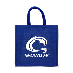 Custom Printed Reusable Square Jute Shopping Bags - Cotton Fabric | Custom Branded Bag | UAE Delivery | Yalla Printing UAE