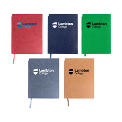 Soft PU Leather A5 Notebooks with Ribbon Bookmark | Custom Packaging Printing | Free Design Support | Yalla Printing UAE