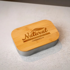 Caps & Headwear – Stainless Steel Lunch Box with Bamboo Lid & Strap | Custom Packaging Printing | Free Design Support | Yalla Printing UAE