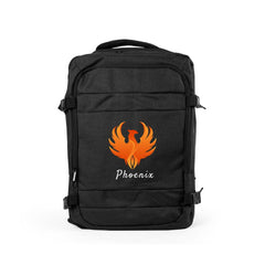 Custom Printed Travel Backpacks In Black Polyester Material - Premium Polyester Fabric | Premium Signage & Display Printing | Free Design Support | Yalla Printing UAE