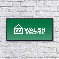 Custom Printed Aluminum Wall Sign Holders 49 X 24 CM | Logo Branding Corporate Gift | UAE Delivery | Yalla Printing UAE