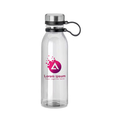 Custom Printed RPET Transparent Bottles 800Ml Ss Lid With Carry Handle - Eco - Friendly RPET | Logo Branding Corporate Gift | UAE Delivery | Yalla Printing UAE