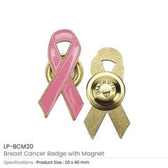 Breast Cancer Awareness Badges | Custom Packaging Printing | Free Design Support | Yalla Printing UAE