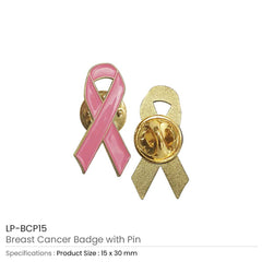 Breast Cancer Awareness Badges | Custom Packaging Printing | Free Design Support | Yalla Printing UAE