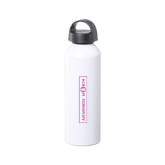 Custom Printed White Bottles With Breast Cancer Awareness Logo | Logo Branding Corporate Gift | UAE Delivery | Yalla Printing UAE