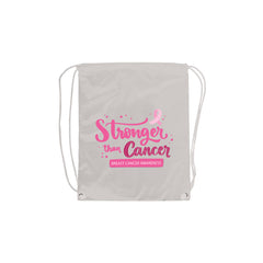 Custom Printed String Bags With Breast Cancer Awareness Logo | Custom Branded Bag | UAE Delivery | Yalla Printing UAE