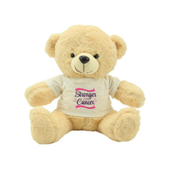 Custom Printed Teddy Bear Toys With Breast Cancer Awareness Logo | Logo Branding Corporate Gift | UAE Delivery | Yalla Printing UAE