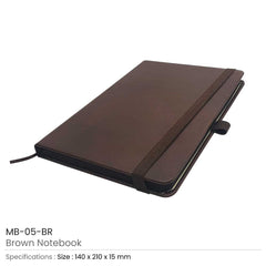 Custom Printed A5 Pu Leather Notebooks With Elastic Band, Calendar, Pen Holder | Logo Branding Corporate Gift | UAE Delivery | Yalla Printing UAE