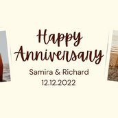Elegant Brown and Cream Aesthetic Anniversary Celebration Set - Timeless Elegance - Yalla Printing