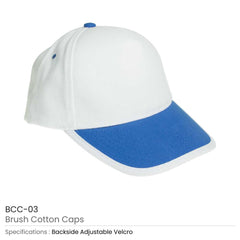 Custom Printed Brushed Cotton Caps | Logo Branding Corporate Gift | UAE Delivery | Yalla Printing UAE