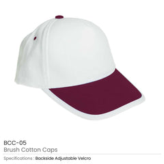Custom Printed Brushed Cotton Caps | Logo Branding Corporate Gift | UAE Delivery | Yalla Printing UAE