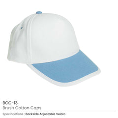 Custom Printed Brushed Cotton Caps | Logo Branding Corporate Gift | UAE Delivery | Yalla Printing UAE