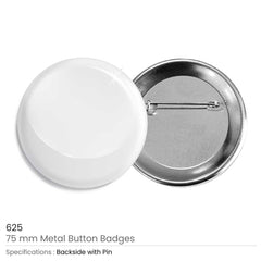 Custom Printed American Button Badges | Corporate Award & Recognition Gift | UAE Delivery | Yalla Printing UAE