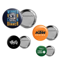 Custom Printed American Button Badges | Corporate Award & Recognition Gift | UAE Delivery | Yalla Printing UAE