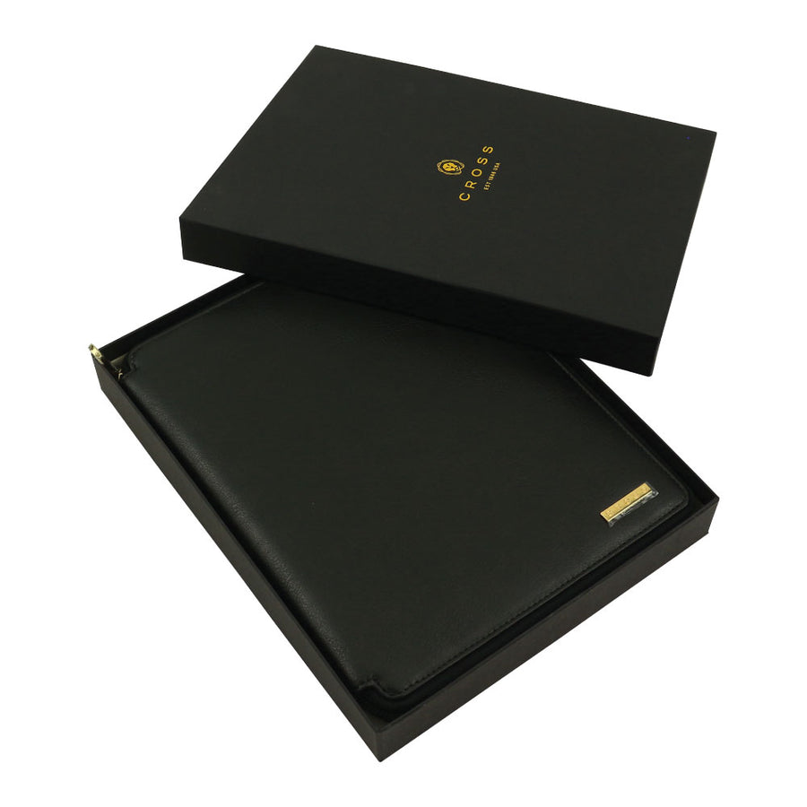 Custom Printed Cross A5 Zip Writing Folder With Agenda Pen Gift Sets | Exhibitions, Conferences, Corporate Events | Yalla Printing UAE
