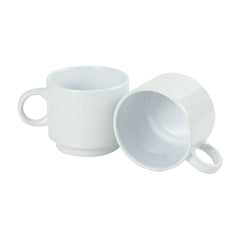 Custom Printed Ceramic Cups 10 Oz Glossy Finish White Color - Ceramic | Logo Branding Corporate Gift | UAE Delivery | Yalla Printing UAE