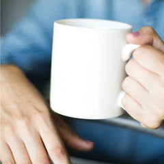 White Ceramic Mugs | Logo Branding Corporate Gift | UAE Delivery | Yalla Printing UAE