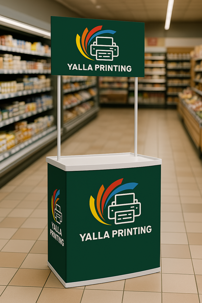 Promotional Table Stand with Custom Design | Durable & Portable