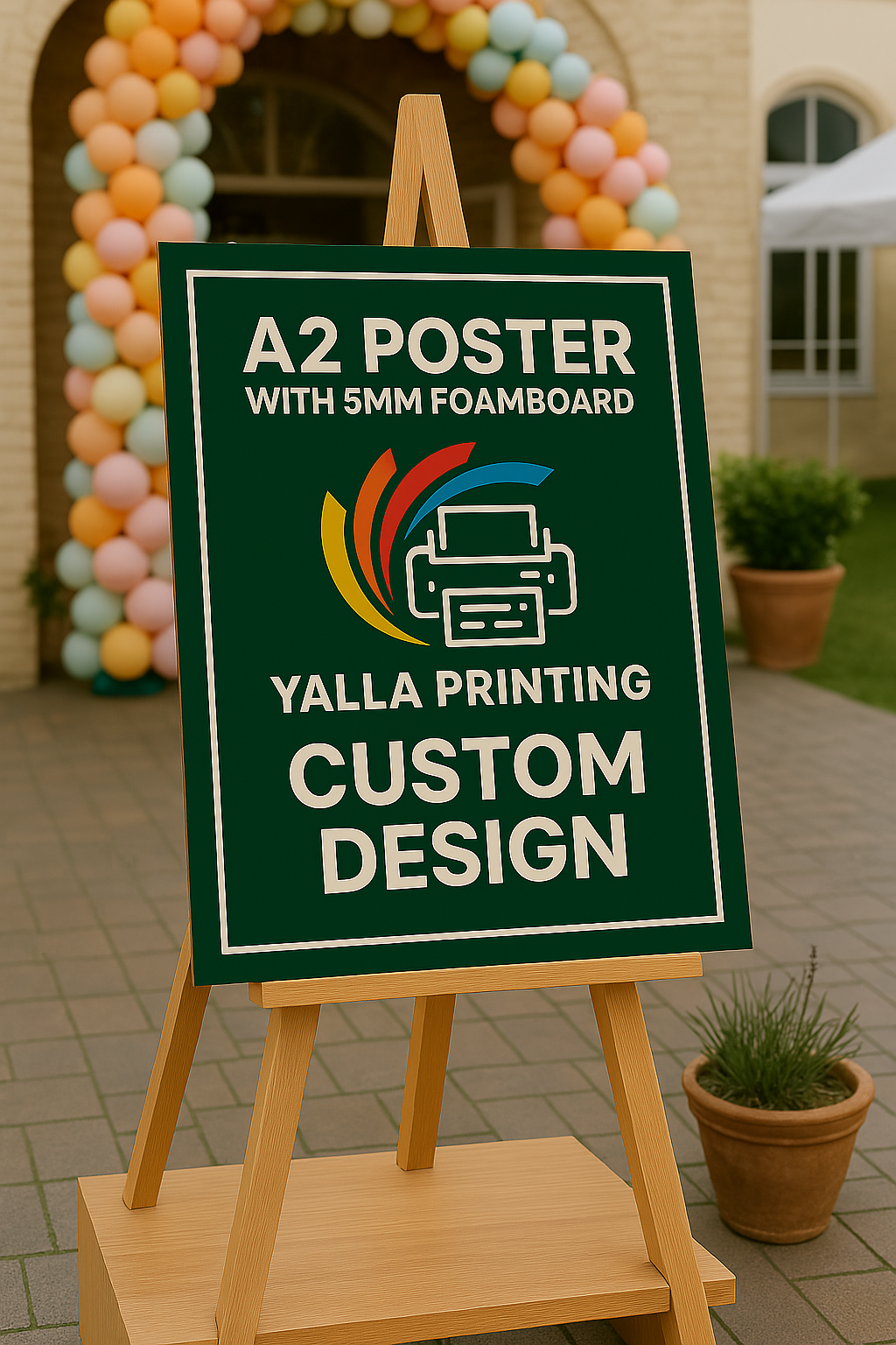 Custom A2 Poster with 5MM Foamboard – Premium Quality Print | Professional Business Posters for Marketing & Event Displays | Yalla Printing