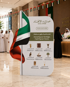 UAE 55th National Day Backdrop – National Pride Wave Design – Yalla Printing UAE