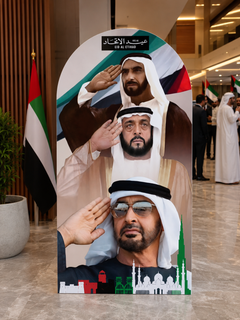 UAE 55th National Day Backdrop – Unity in Progress Design – Yalla Printing UAE