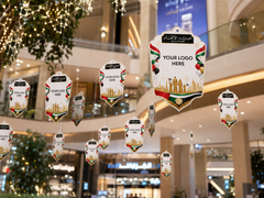 UAE National Day Golden Crest Hanging Dangler – Yalla Printing UAE
