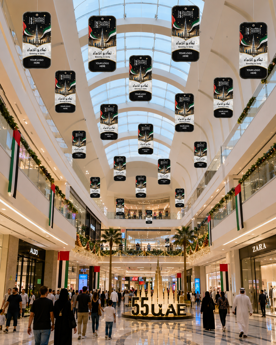 UAE National Day Pride Hanging Dangler – Yalla Printing UAE