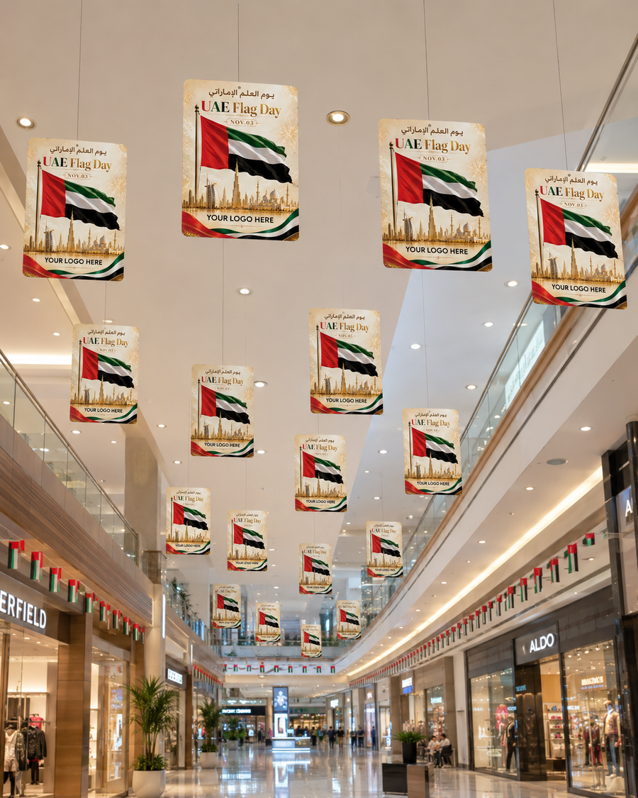 UAE Flag Day Skyline Hanging Dangler – Yalla Printing UAE