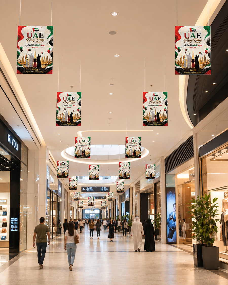UAE Flag Day Celebration Hanging Dangler – Yalla Printing UAE