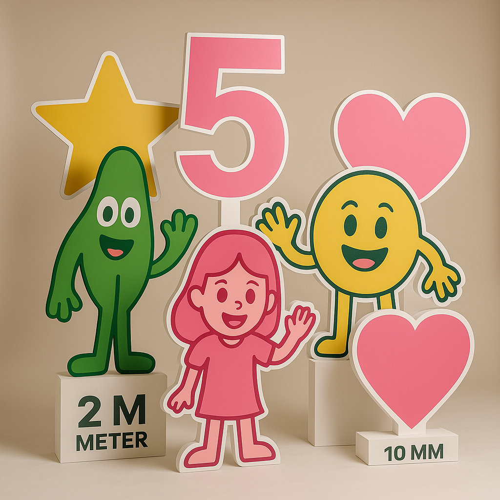 Custom Cut-Out Sign - Personalized Decor for Events and Spaces