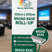 120cm x 200cm   Roll-Up Banner - Professional Display Solution for Events and Promotions