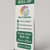 Double-Sided Roll-Up Banner - Custom Design for Maximum Visibility 85cm  x 200 cm