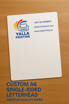 منشورات بحجم A5 على الوجهين – مطبوعات ملونة عالية الجودة | Yalla Printing
