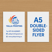A5 Double-Sided Flyer – Premium Full-Color Printing for High-Impact Marketing | Yalla Printing