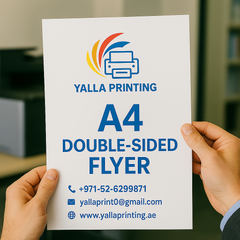 A4 Double-Sided Flyer – Premium Full-Color Printing for Versatile Marketing | Yalla Printing