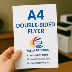 A4 Double-Sided Flyer – Premium Full-Color Printing for Versatile Marketing | Yalla Printing