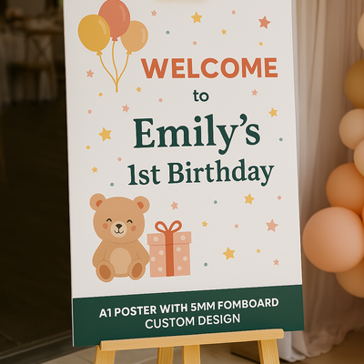 A1 Poster with 5MM Foamboard Custom Design– Premium Quality Print | Professional Poster for Business, Marketing & Event Displays | Yalla Printing