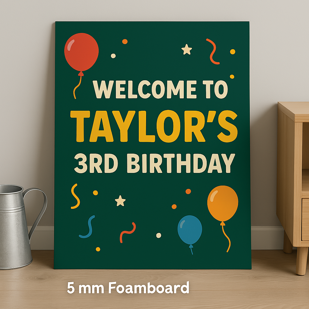 A1 Poster with 5MM Foamboard Custom Design– Premium Quality Print | Professional Poster for Business, Marketing & Event Displays | Yalla Printing
