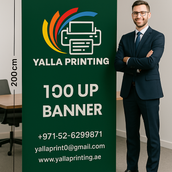 150 cmx200 cm Roll-Up Banner - Portable and Professional Display Solution Custom Design