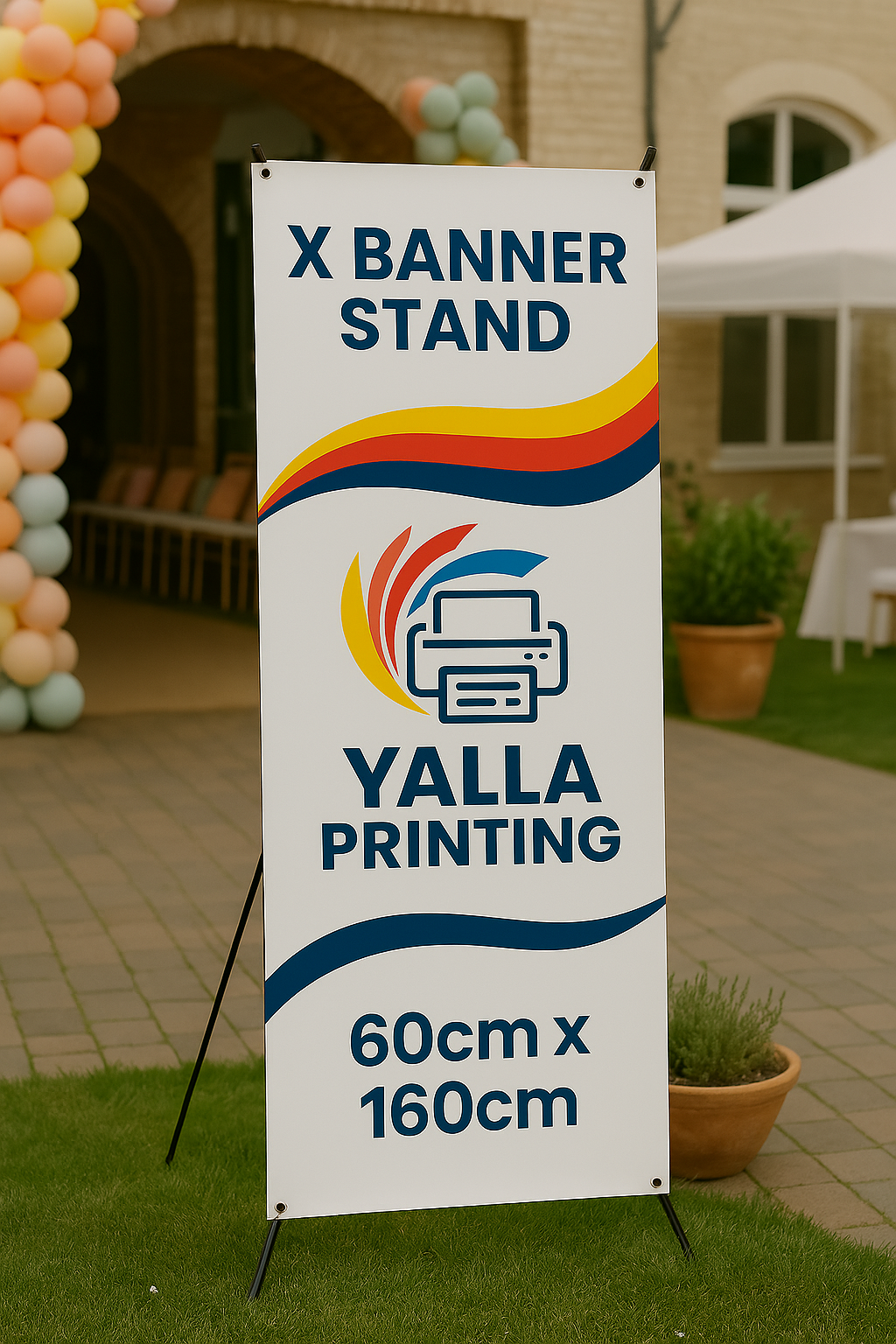 X Banner Stand 60cm x 160cm