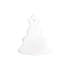 Custom Printed Christmas Tree Ceramic Ornaments - Ceramic | Logo Branding Corporate Gift | UAE Delivery | Yalla Printing UAE