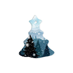 Custom Printed Christmas Tree Ceramic Ornaments - Ceramic | Logo Branding Corporate Gift | UAE Delivery | Yalla Printing UAE