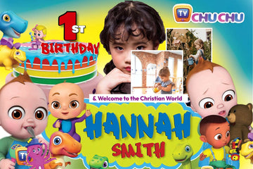 Sing and Dance with Joy -  ChuChu TV Birthday Banner