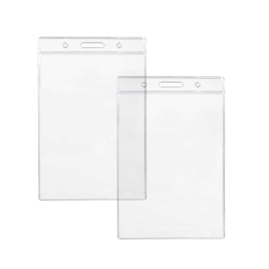Clear Plastic ID Card Holder