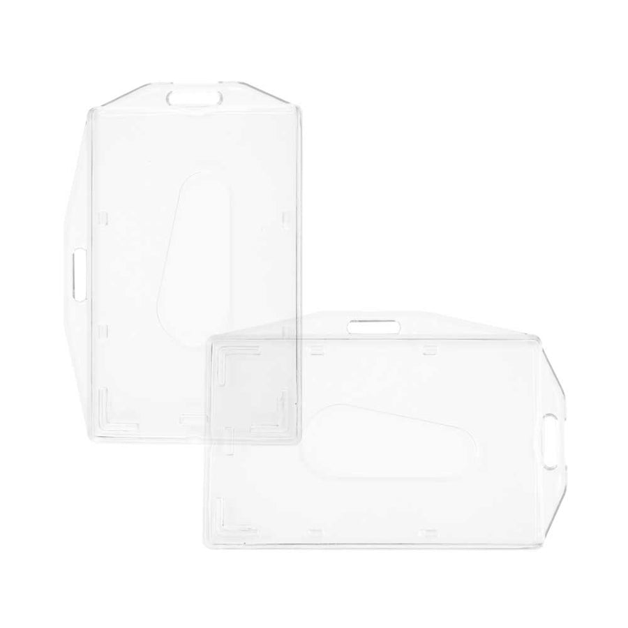 Clear Plastic PVC Card Holder – Yalla Printing UAE