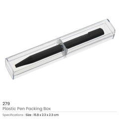 Custom Printed Clear Plastic Pen Box | Custom Packaging Printing | Free Design Support | Yalla Printing UAE