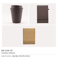 Custom Printed Coffee Gift Sets With Cup, Notepad, And Pen | Logo Branding Corporate Gift | UAE Delivery | Yalla Printing UAE
